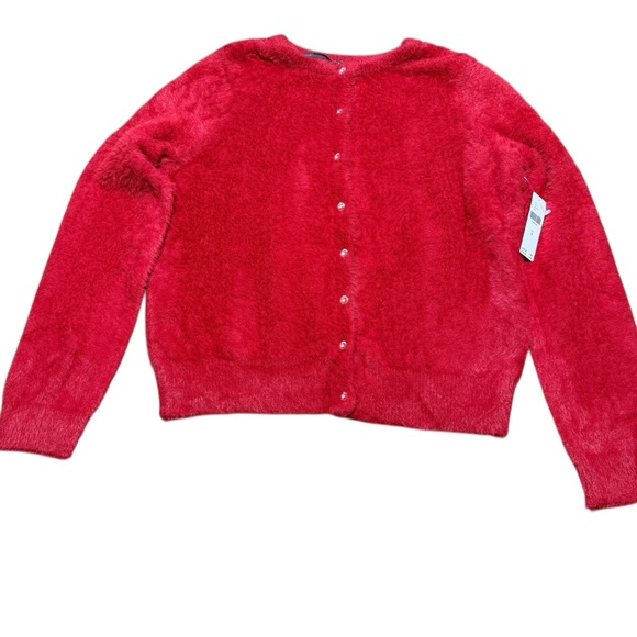 Anthropologie | The Juliet Plush Eyelash Cardigan Sweater | Sz M - Picture 5 of 13